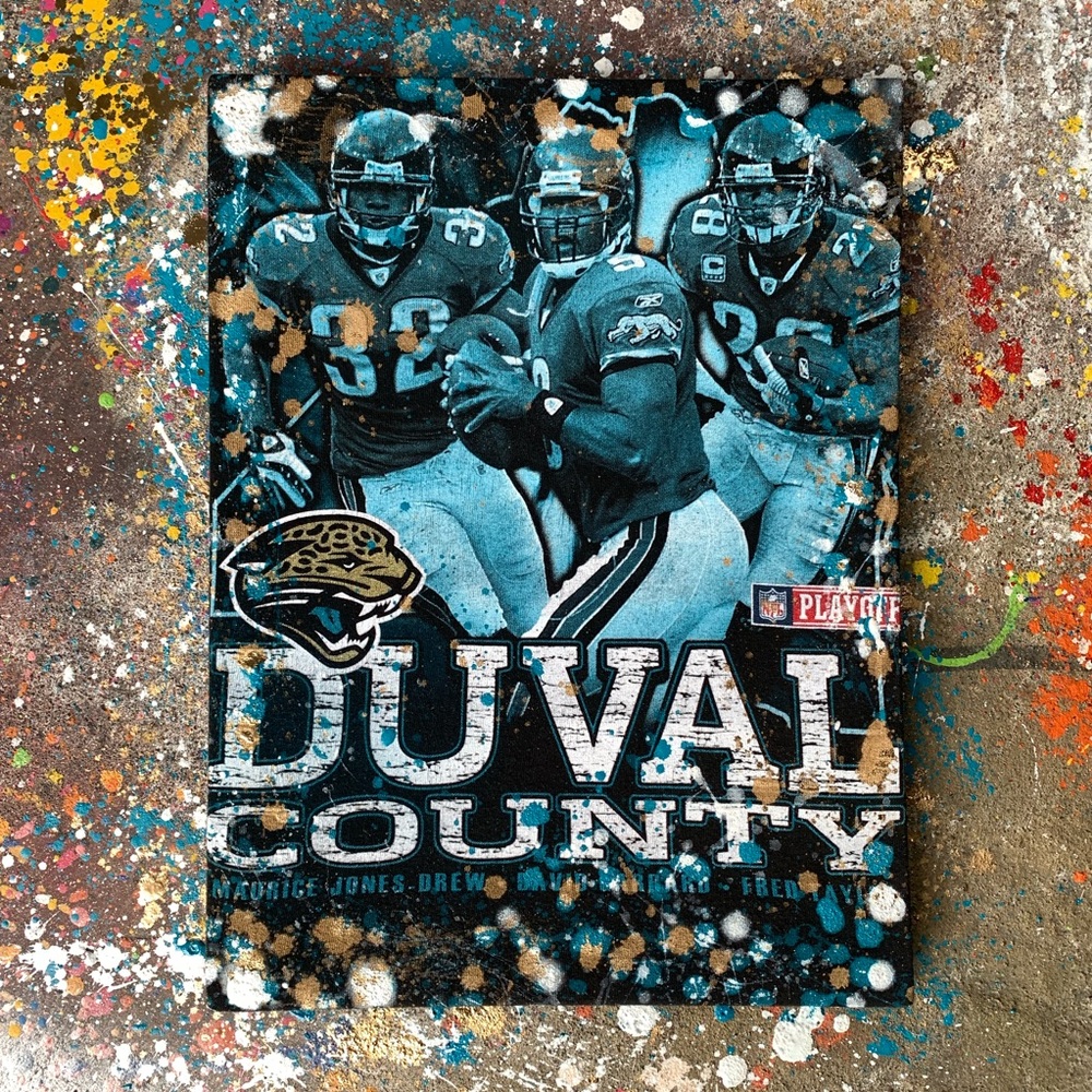 Vintage Jaguars T Shirt Canvas